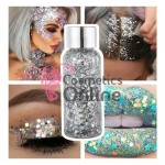 Sclipici gel pentru fata si corp Laura Serna de 35 ml Cod W505A Alb cu Reflexii Sclipici gel pentru fata si corp Laura Serna de 35 ml Cod W505A Alb cu Reflexii